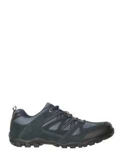 Mountain Warehouse Blue Mens Outdoor III Walking Shoes