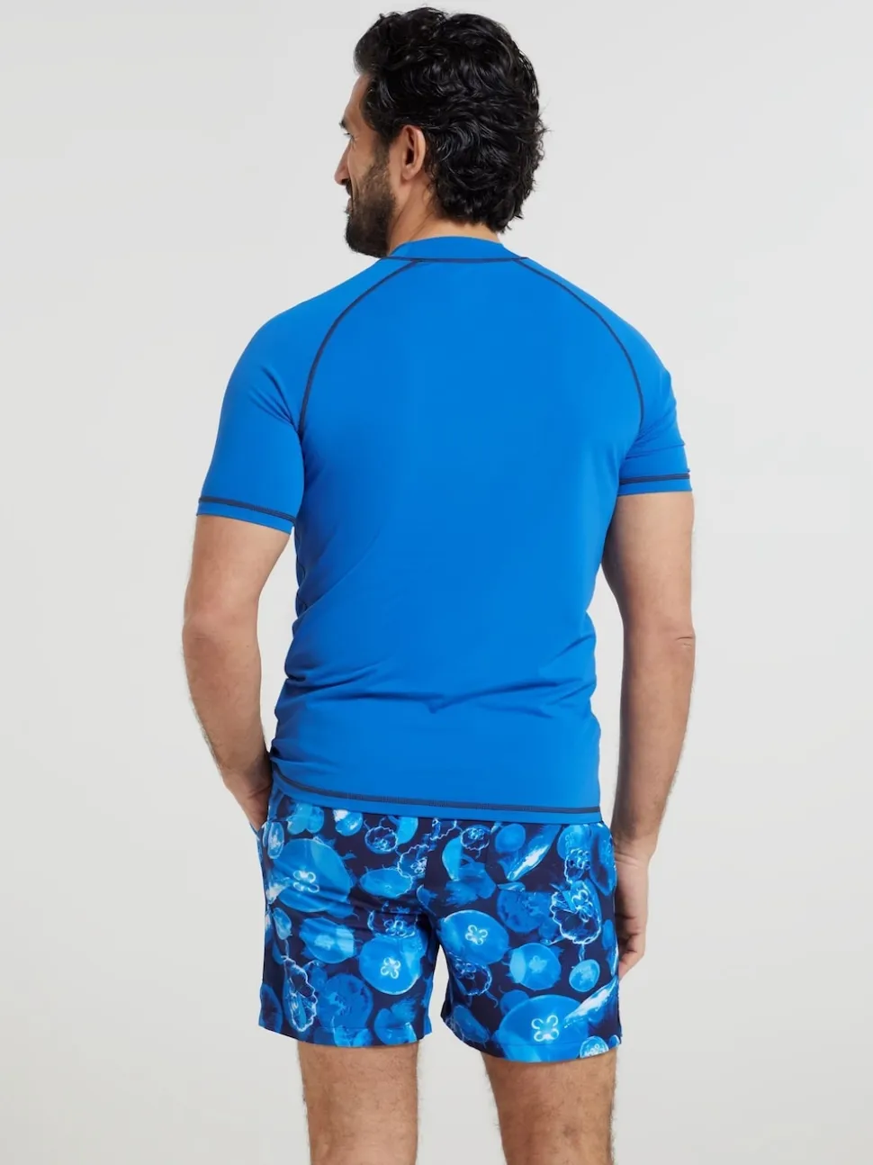 Mountain Warehouse Blue Mens UV Rash Vest