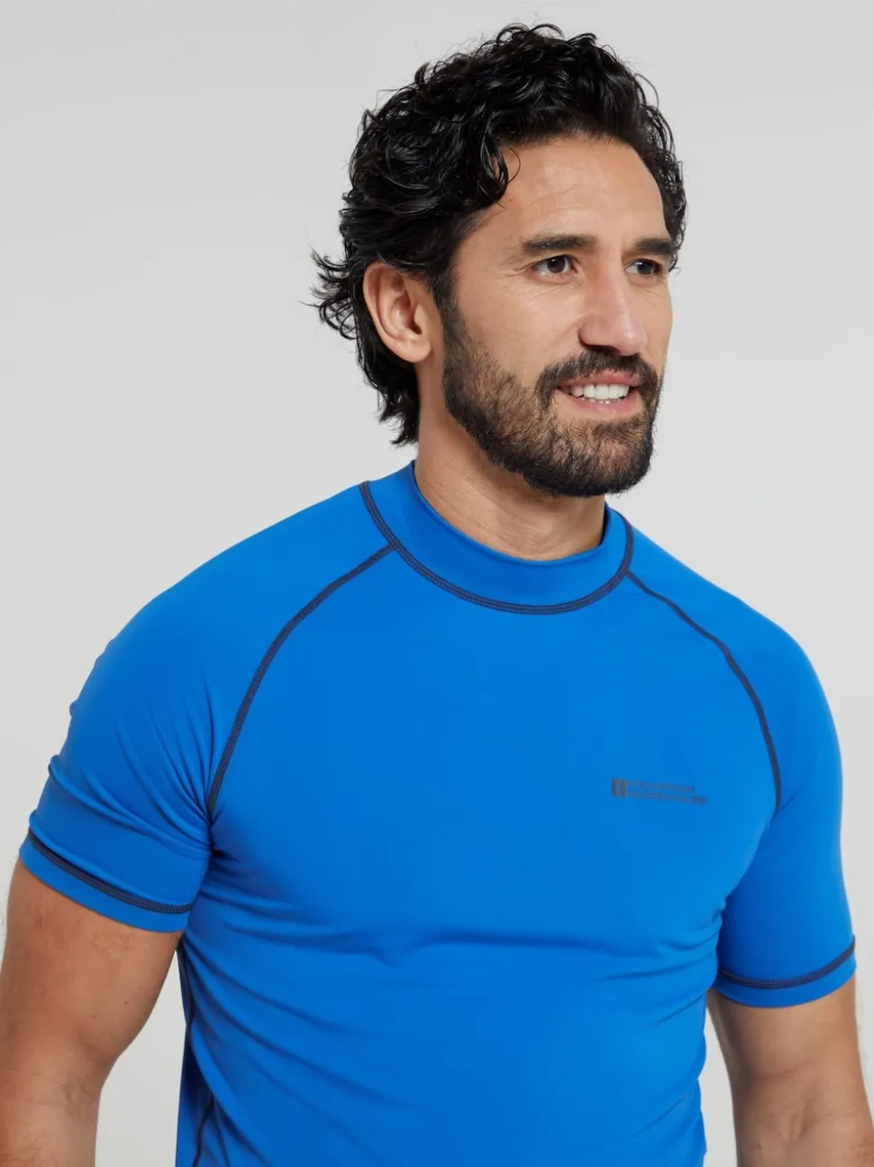 Mountain Warehouse Blue Mens UV Rash Vest