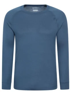Mountain Warehouse Blue Thermal Base Layer Top