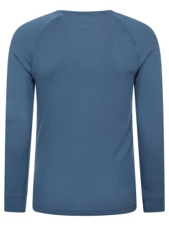 Mountain Warehouse Blue Thermal Base Layer Top
