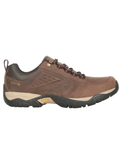 Mountain Warehouse Brown Pioneer II Mens Waterproof Extreme Leather Walking Shoes