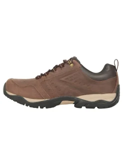 Mountain Warehouse Brown Pioneer II Mens Waterproof Extreme Leather Walking Shoes