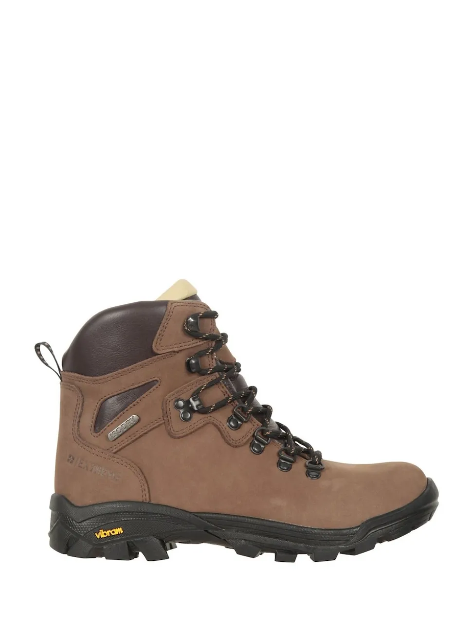 Mountain Warehouse Brown Odyssey Extreme Waterproof, Vibram Sole Leather Mens Hiking Boots