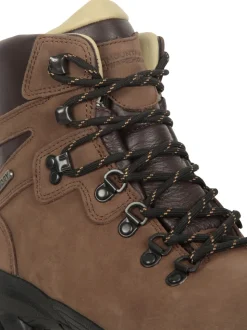 Mountain Warehouse Brown Odyssey Extreme Waterproof, Vibram Sole Leather Mens Hiking Boots