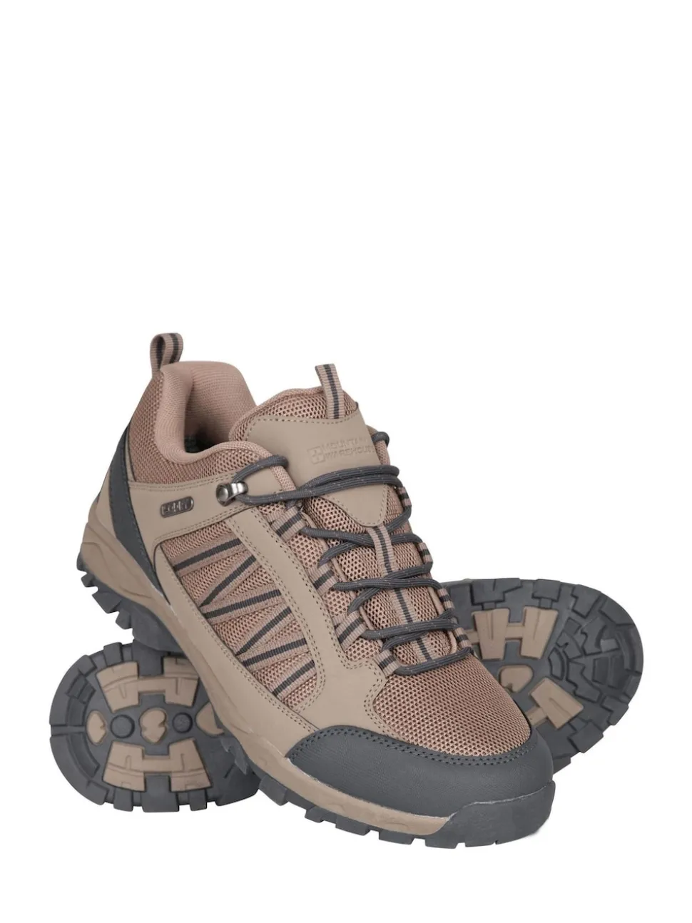 Mountain Warehouse Brown Mens Path Waterproof Outdoor Walking Shoes