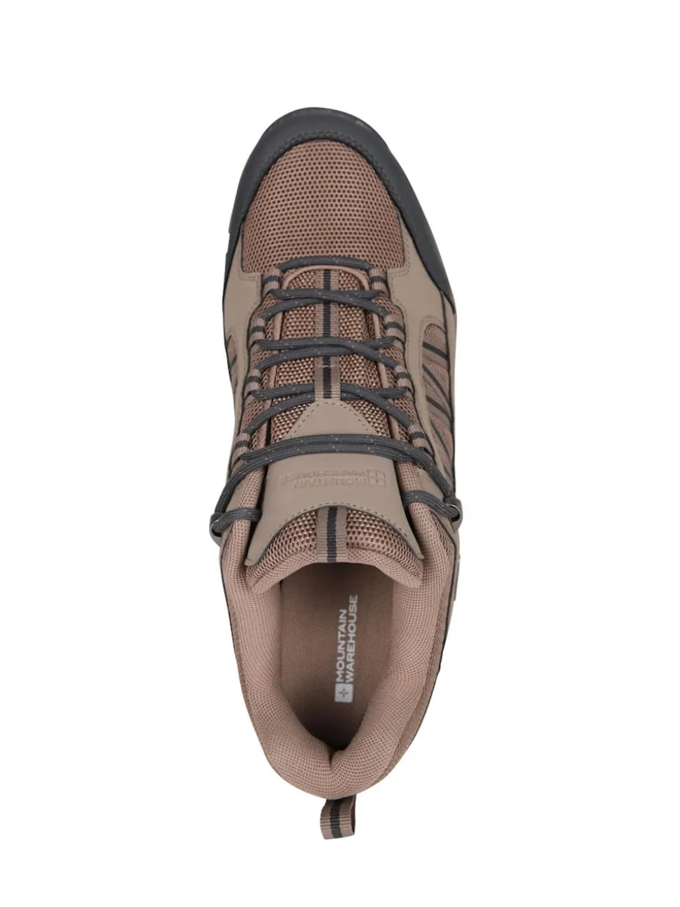 Mountain Warehouse Brown Mens Path Waterproof Outdoor Walking Shoes