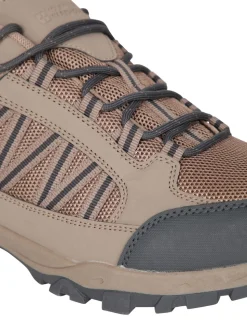 Mountain Warehouse Brown Mens Path Waterproof Outdoor Walking Shoes
