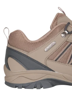 Mountain Warehouse Brown Mens Path Waterproof Outdoor Walking Shoes