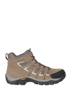 Mountain Warehouse Brown Mens Wide Fit Field Waterproof Vibram Walking Boots