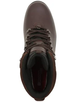 Mountain Warehouse Brown Latitude II Extreme Mens Waterproof Leather Walking Boots