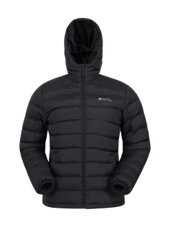 Mountain Warehouse Charcoal Black Seasons II Mens Water Resistant Padded Jacket