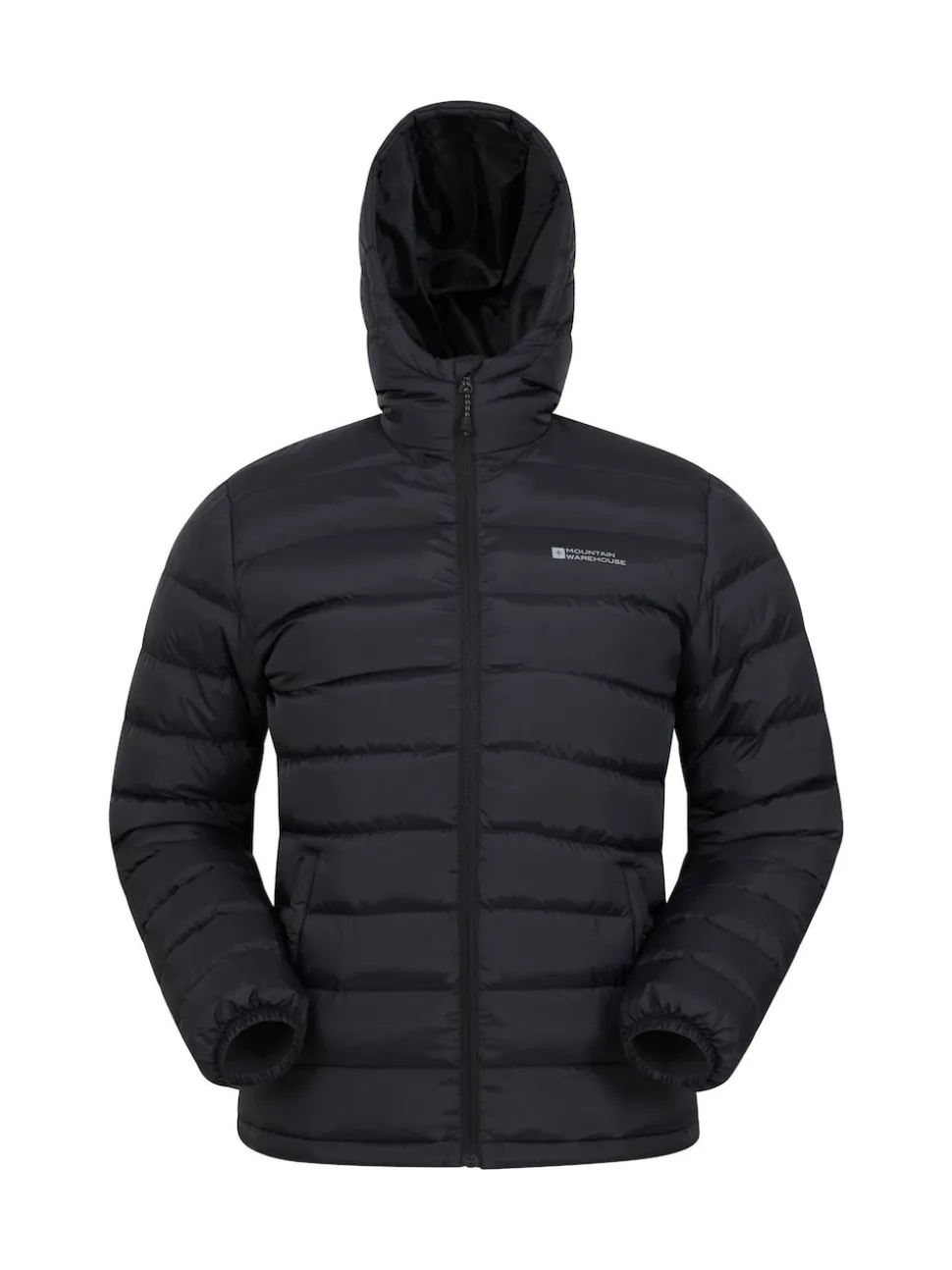 Mountain Warehouse Charcoal Black Seasons II Mens Water Resistant Padded Jacket