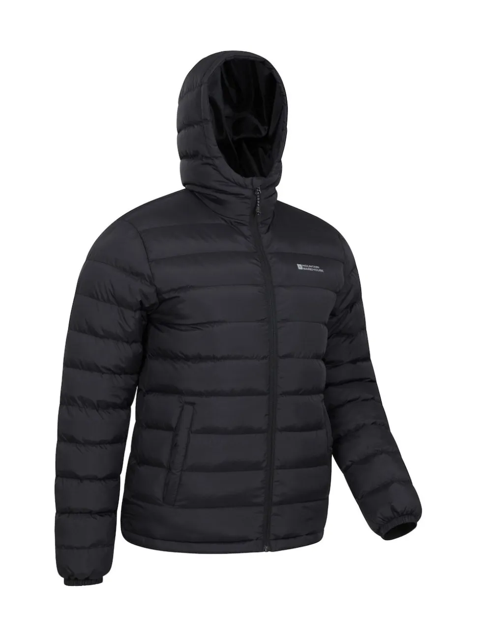 Mountain Warehouse Charcoal Black Seasons II Mens Water Resistant Padded Jacket