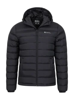Mountain Warehouse Charcoal Black Seasons II Mens Water Resistant Padded Jacket
