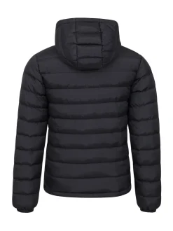 Mountain Warehouse Charcoal Black Seasons II Mens Water Resistant Padded Jacket