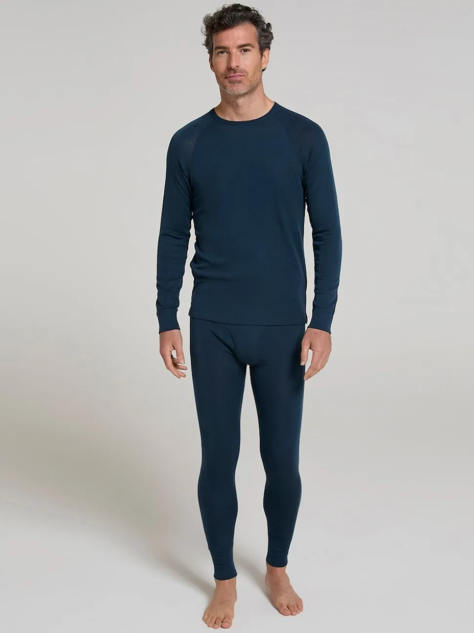 Mountain Warehouse Dark Black Mens Merino II Thermal Baselayer Joggers