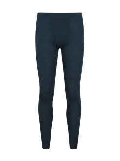 Mountain Warehouse Dark Black Mens Merino II Thermal Baselayer Joggers