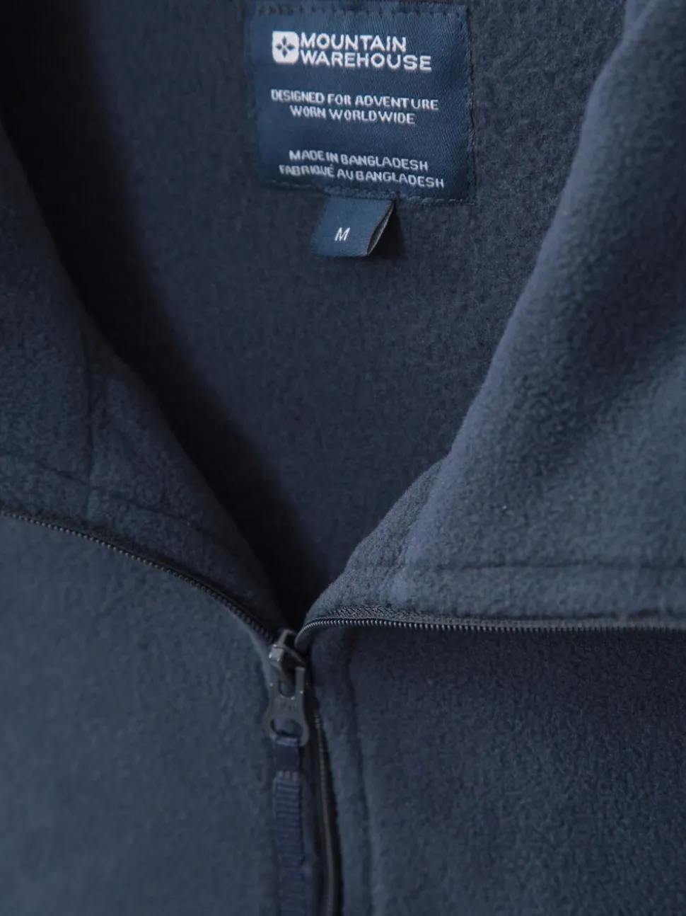 Mountain Warehouse Dark Blue Mens Camber II Half Zip Quick Drying Fleece