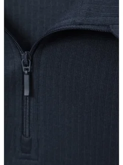 Mountain Warehouse Dark Blue Mens Talus Quarter Zip Thermal Top