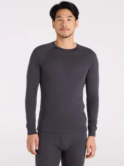 Mountain Warehouse Dark Grey Merino Mens Baselayer Top