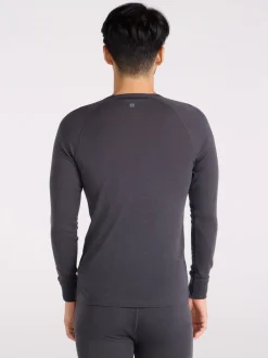 Mountain Warehouse Dark Grey Merino Mens Baselayer Top