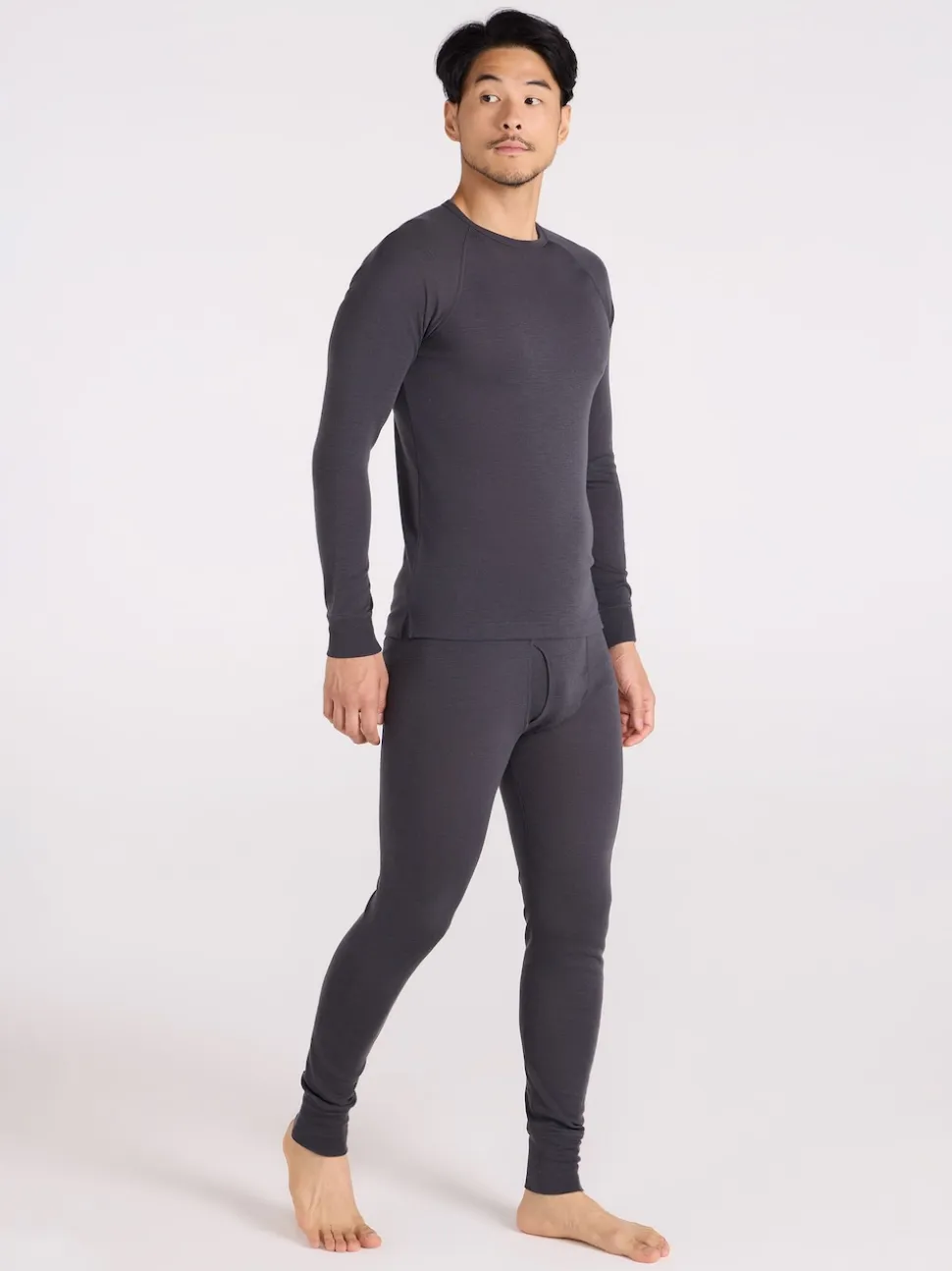 Mountain Warehouse Dark Grey Merino Mens Baselayer Top