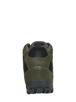 Mountain Warehouse Green Mens Curlew Waterproof Low Profile Walking Boots