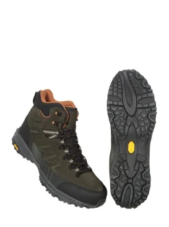 Mountain Warehouse Green Extreme Rockies Mens Waterproof Walking Boots