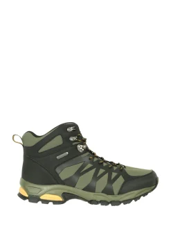 Mountain Warehouse Green Mens Trekker II Waterproof Softshell Walking Boots