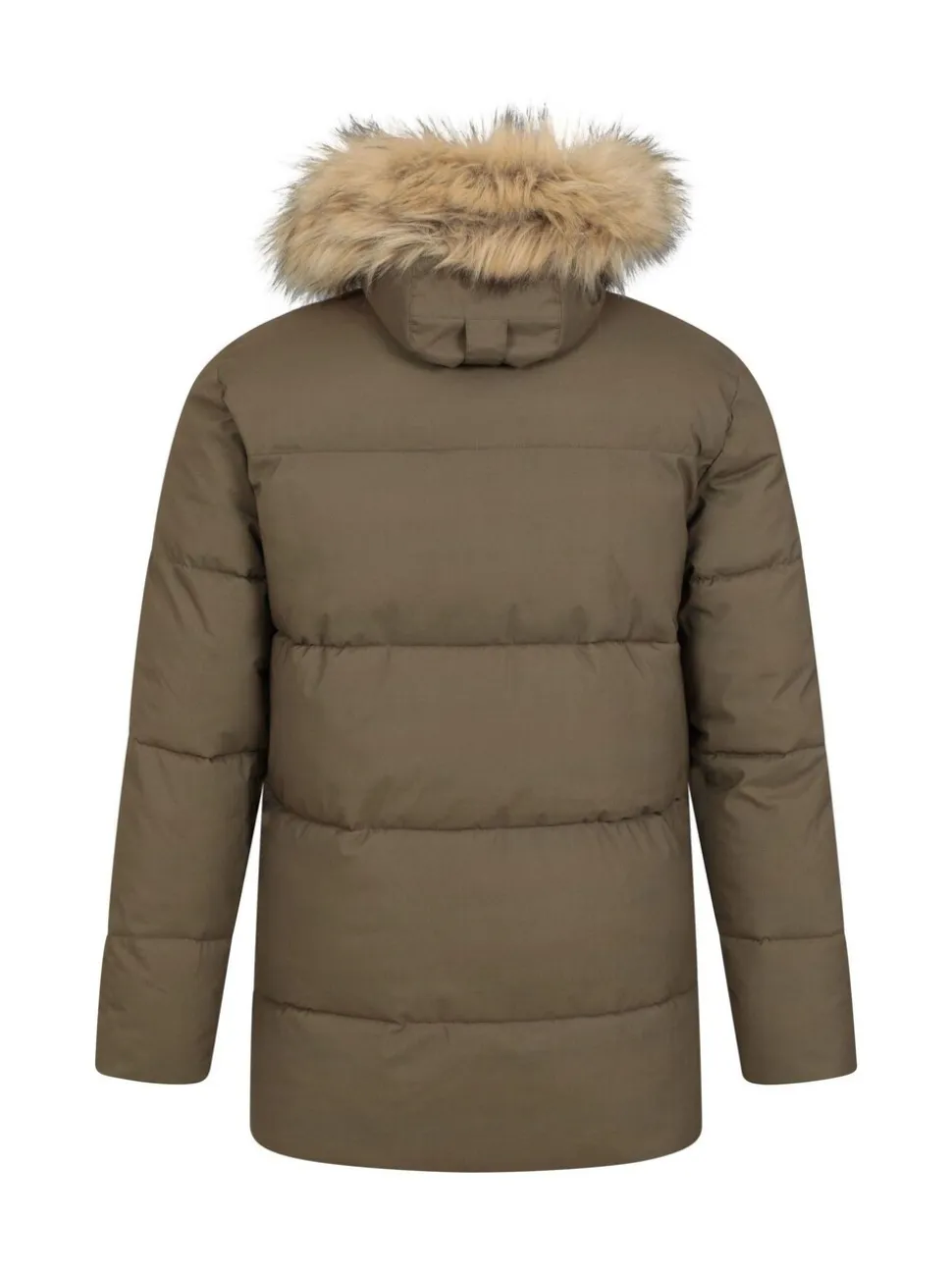 Mountain Warehouse Green Fern Mens Water Resistant Padded Parka Coat Jacket