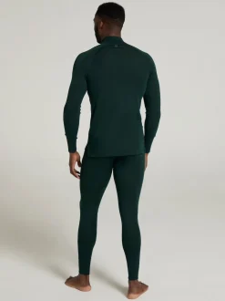 Mountain Warehouse Green Merino II Mens Zip Neck Base Layer Top