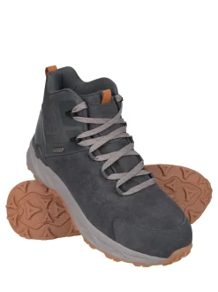 Mountain Warehouse Grey Hawthorn Mens Waterproof Casual Boots