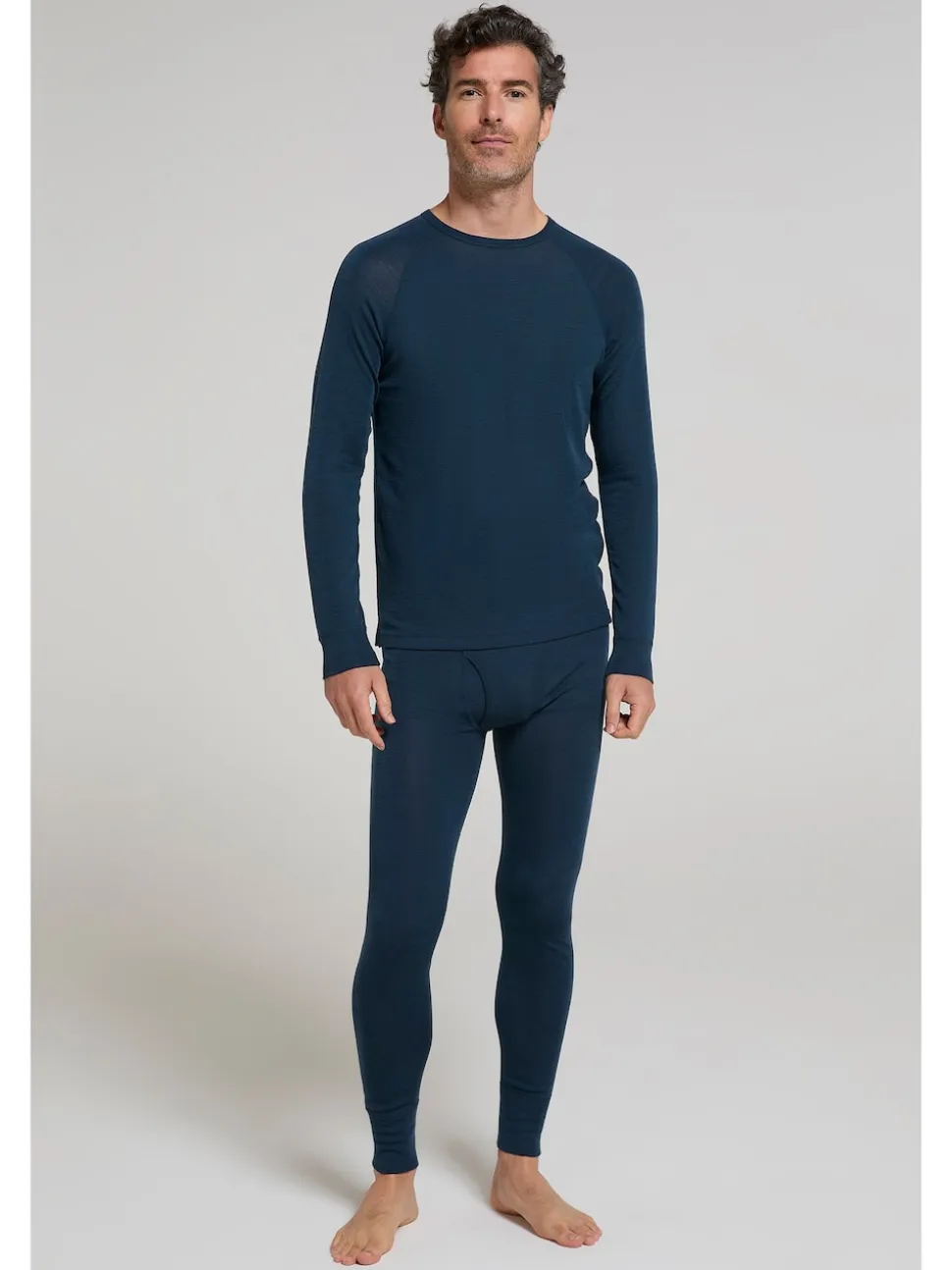 Mountain Warehouse Grey Merino Mens Baselayer Top