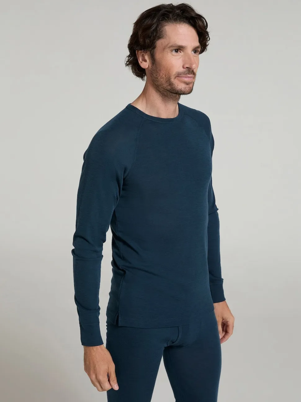 Mountain Warehouse Grey Merino Mens Baselayer Top
