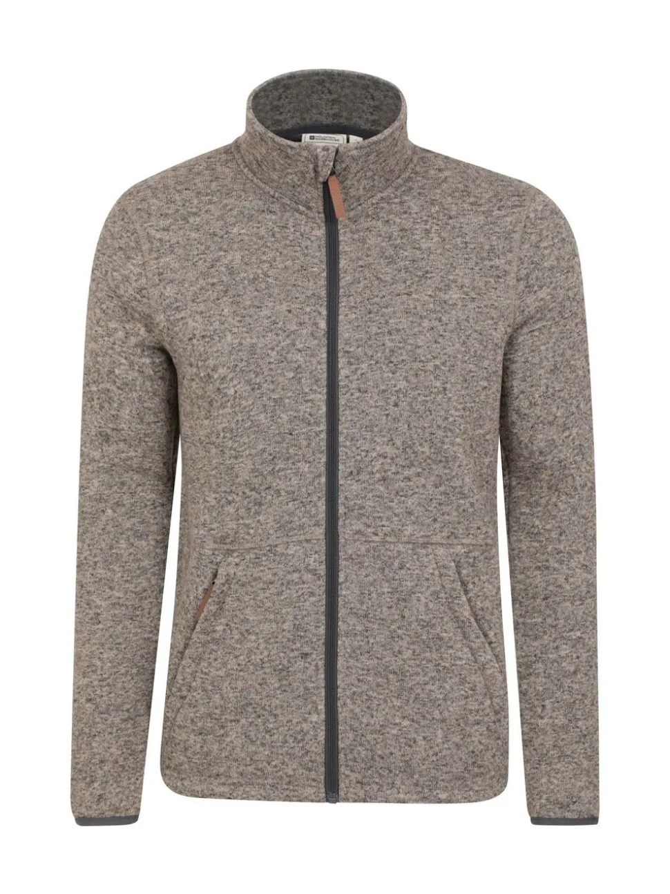Mountain Warehouse Grey Mens Idris II Full-Zip Fleece Jacket