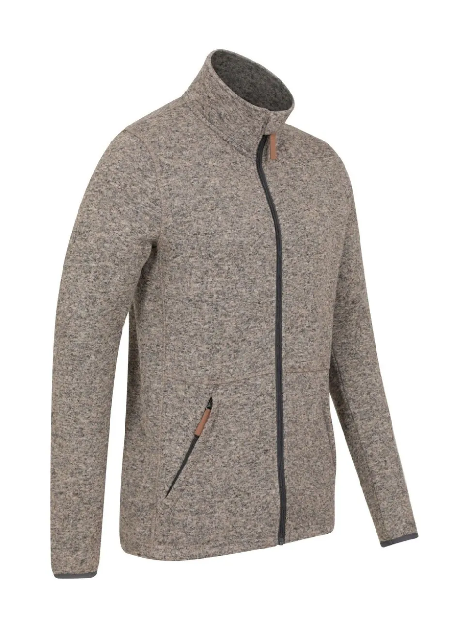 Mountain Warehouse Grey Mens Idris II Full-Zip Fleece Jacket