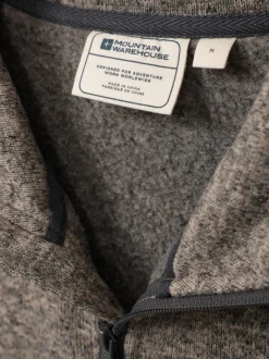 Mountain Warehouse Grey Mens Idris II Full-Zip Fleece Jacket