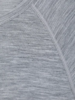 Mountain Warehouse Grey Merino Mens Round Neck Thermal Top