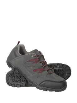 Mountain Warehouse Grey Mens Outdoor III Walking Shoes