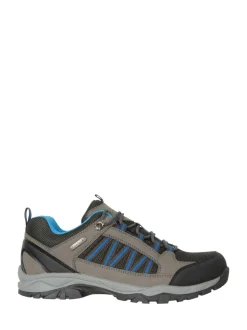 Mountain Warehouse Grey Mens Path Waterproof Outdoor Walking Shoes