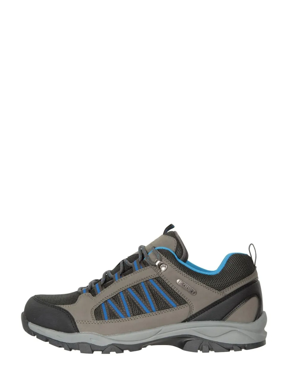 Mountain Warehouse Grey Mens Path Waterproof Outdoor Walking Shoes