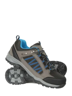 Mountain Warehouse Grey Mens Path Waterproof Outdoor Walking Shoes