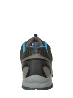 Mountain Warehouse Grey Mens Path Waterproof Outdoor Walking Shoes