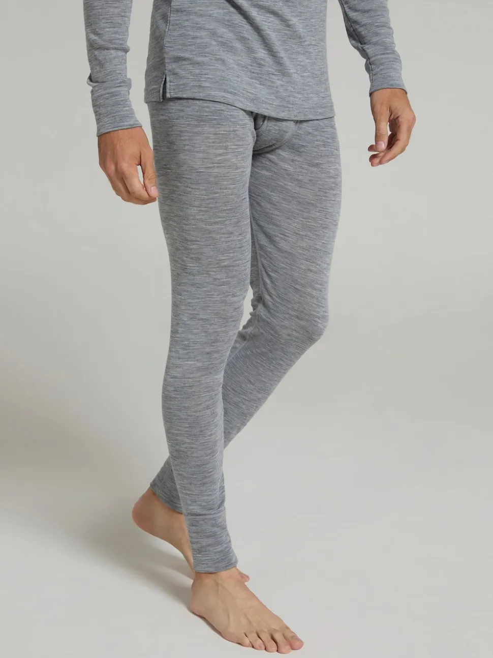 Mountain Warehouse Grey Mens Merino II Thermal Baselayer Joggers
