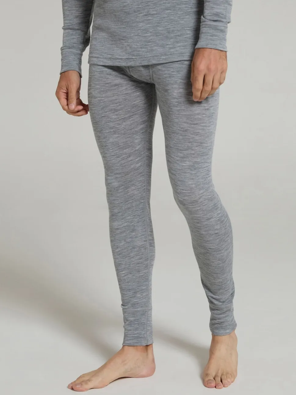 Mountain Warehouse Grey Mens Merino II Thermal Baselayer Joggers