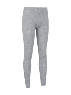 Mountain Warehouse Grey Mens Merino II Thermal Baselayer Joggers