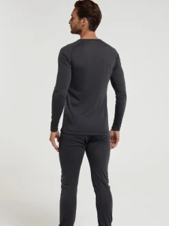 Mountain Warehouse Grey Mens Talus Thermal Top