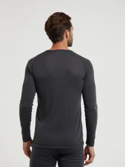 Mountain Warehouse Grey Mens Talus Thermal Top