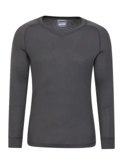 Mountain Warehouse Grey Mens Talus Thermal Top